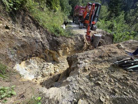 Sanacija cest Krivčevo – Kranjski Rak (1)